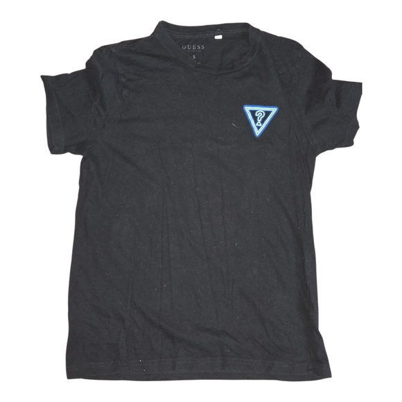 Guess Black Tee with Blue Emblem - Picture 2 of 4